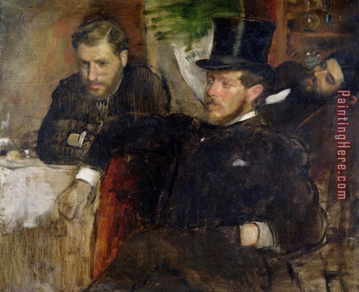 Edgar Degas Jeantaud Linet and Laine